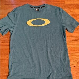 Oakley Men's Teal Logo Tee